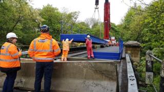 Bridge works