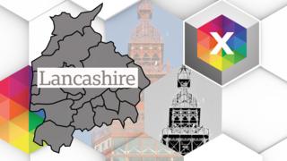 Lancashire general election 2019 map