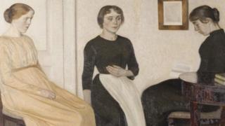 Pintura de Vilhelm Hammershøi