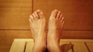 Pies en sauna