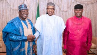 Buhar, Ahmed Lawan na Omo-Agege