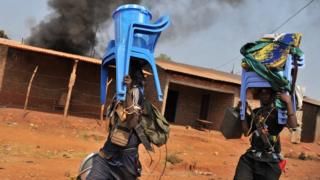 centrafrique, violences, des familles en fuitent