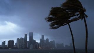 Irma Hurricane hits Florida Coast in US