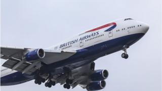 A BA plane