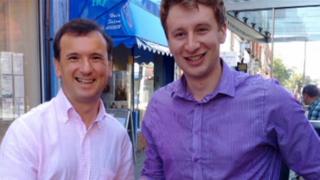 Alun Cairns (L) and Ross England (R)