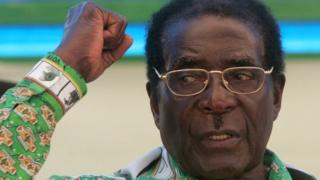 Mr Mugabe still remains for di capital, Harare, and dey say e no get any plans to leave di country.