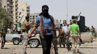 Imigwi irwanya leta ya Syria ibandanije kutana mu mitwe ku murwa mukuru Damas