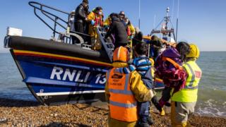 Refugees rescued By RNLI