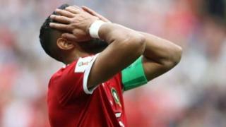 Nahodha wa timu ya Morocco baada ya kushindwa na Portugal