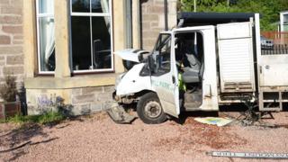 Van collision