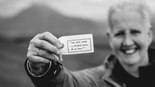 Words on label
