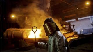 Steel worker