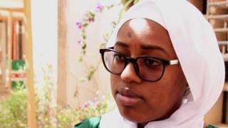 Une étudiante mauritanienne.