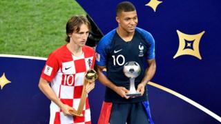Modric y Mbappé