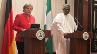 Angela Merkel visits Nigeria