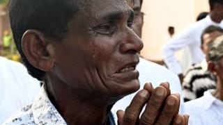 శ్రీలంక పేలుళ్ల బాధితులు