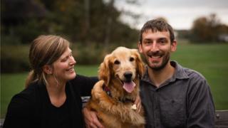 Finn, with Cynthia Peterson,
