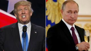 Дональд Трамп и Владимир Путин