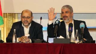 خالد مشعل و موسی ابومزروق