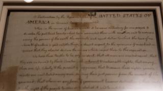 Declaration of Independence document