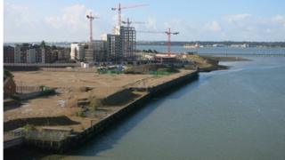 Vosper Thornycroft shipyard site at Woolston