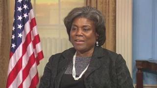 L'ancienne secrétaire d'Etat adjoint aux affaires africaines sous Obama, Linda Thomas-Greenfield, fait partie des signataires de cette note, datée du mardi 16 janvier.