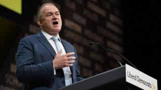 Lib Dem deputy leader Sir Ed Davey