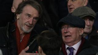 Sir Jim Ratcliffe alongside Sir Alex Ferguson