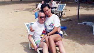 Sommai e o marido em Pattaya há quase 30 anos