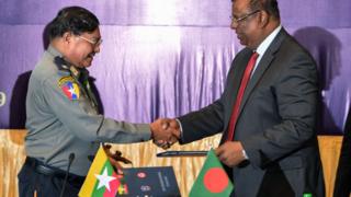 မြန်မာ-ဘင်္ဂလားဒေ့ရှ် နယ်ခြားစောင့်တပ်ဖွဲ့တွေရဲ့ အဆင့်မြင့်အရာရှိကြီးများ အစည်းအဝေး