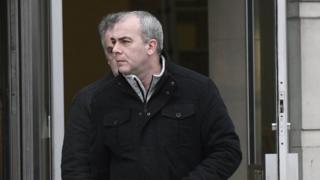 Colin Duffy appearing outside