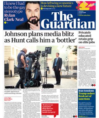Guardian front page 25/06/19