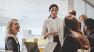 Business women working in the office