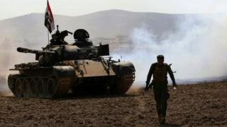 Musul operasyonuna katılan bir Irak askeri
