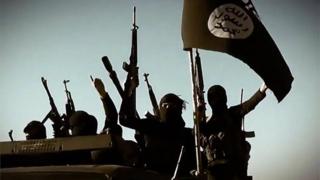 Image grab taken from an Isis propaganda video