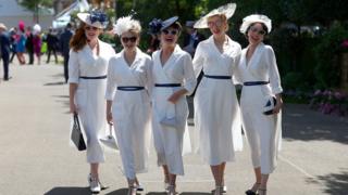 Ladies in white