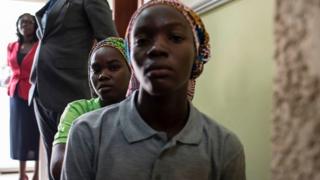 Des filles de Chibok qui ont été libérées en mai 2017 (illustration).
