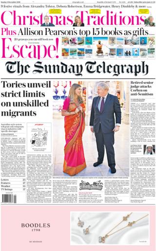 Sunday Telegraph 8 December 2019