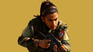 Combatiente kurda