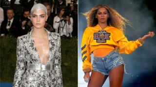 Cara Delevingne and Beyonce