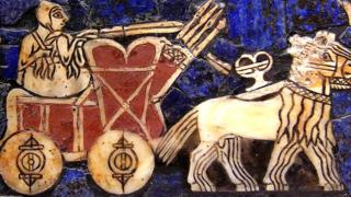 Carro de guerra sumério (cerca de 2500 a.C.)