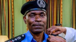 Aarẹ Buhari ati adele ọga ọlọpaa Adamu