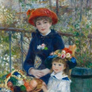 Farshaxanka 'Gabdhaha walaalaha ah' ee uu gacanta ku sawiray Pierre-Auguste Renoir 1881