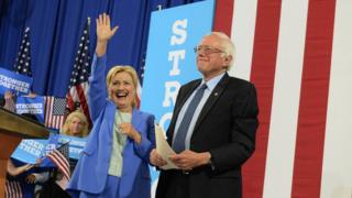 Hillary Clinton ve Bernie Sanders