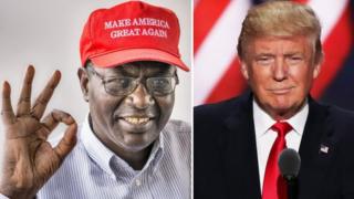 Malik Obama et Donald Trump