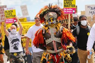 BLM protest in Brighton