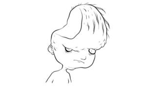 Adam Ellis illustration of Dear David