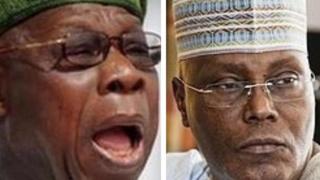 Obasanjo ati Atiku
