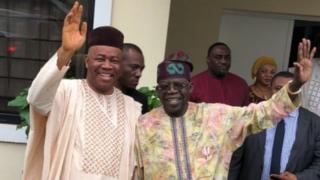 Godswill Akpabio and Bola Tinubu