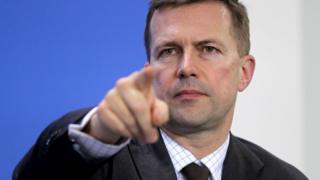 Steffen Seibert phát ngôn viên chính phủ Đức vừa trả lời các nhà báo về vụ Trịnh Xuân Thanh hôm 22/09/2017 tại Berlin